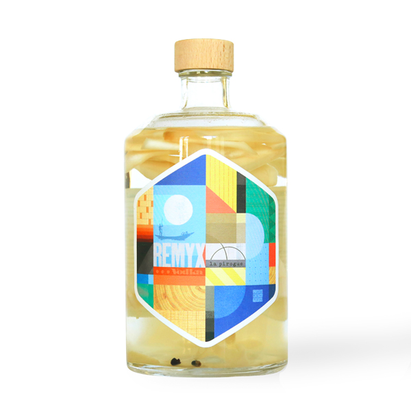 Clement Laurentin-Arrangee La Pirogue Remyx Vodka x La Pirogue - signée Clément Laurentin